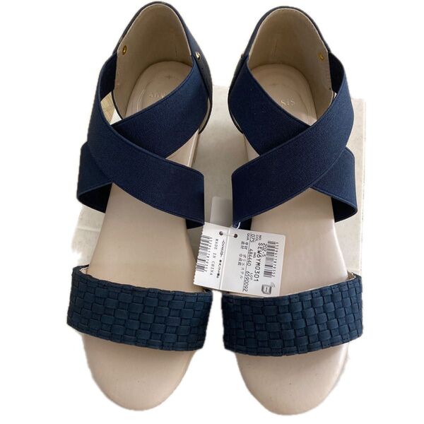 anySiS サンダル ネイビー Lサイズ 新品タグ付き