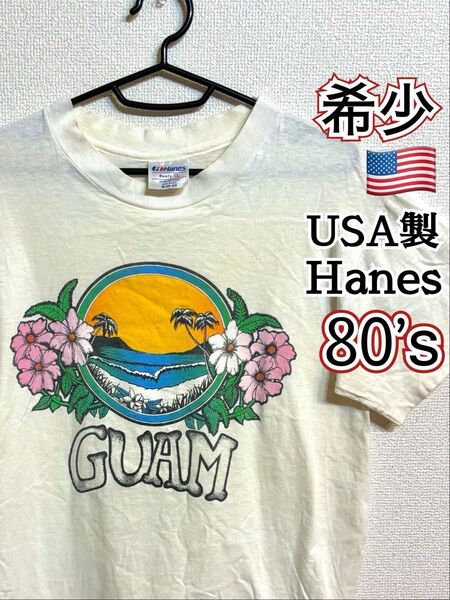 Hanes ヘインズ 80s Tシャツ USA製 ヴィンテージ アメリカ製 M 半袖 80年代