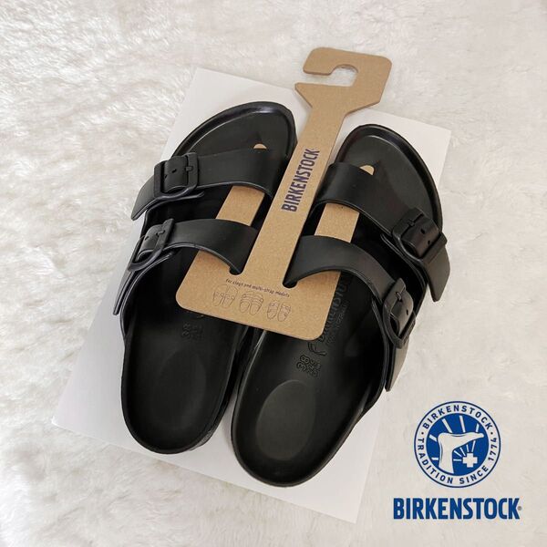 ビルケンシュトック BIRKENSTOCK ARIZONA EVA アリゾナ 黒 ブラック 38 24.5cm