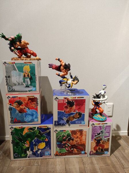 一番くじ ドラゴンボール ドラゴンヒストリー 開封品 A賞 孫悟空VSマジュニアフィギュア B賞 孫悟空VSベジータ フィギュア