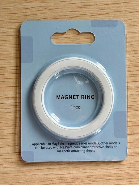 【1個】MagSafeリング 白 壁側 シール iPhone マグセーフ ウォールマウント マグネット