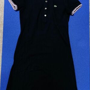 LACOSTE ポロシャツワンピース ブラック ピンク