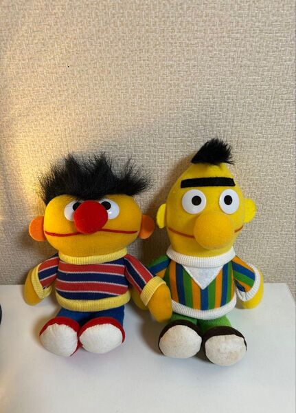 セサミストリート バート アーニー マスコットぬいぐるみ 2個セット