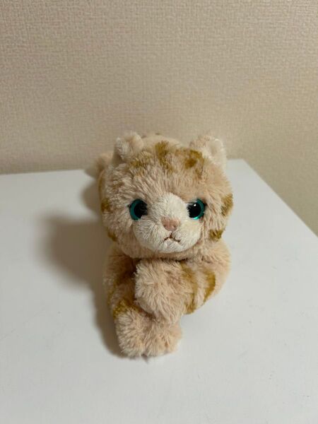 ひざねこ ぬいぐるみ Sサイズ サンレモン ブラウン ねこ