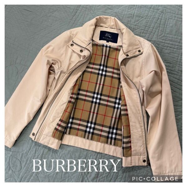 BURBERRY バーバリー レディースブルゾン ホースロゴ ノバチェック L