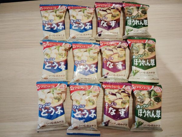 アマノフーズ いつものおみそ汁 3種12食セット まとめ売り