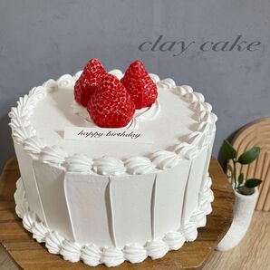 フェイクケーキ クレイケーキ 食品サンプル 誕生日 結婚式 ウェディング