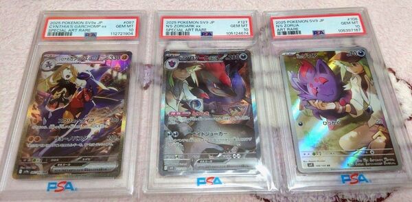 シロナのガブリアスex Nのゾロアークex Nのゾロア PSA10 まとめ売り