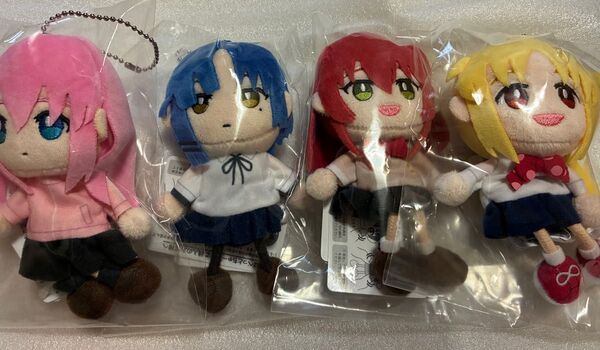 ぼっちざろっく! パペットチャーム 4点セット 結束バンド ぬいぐるみ