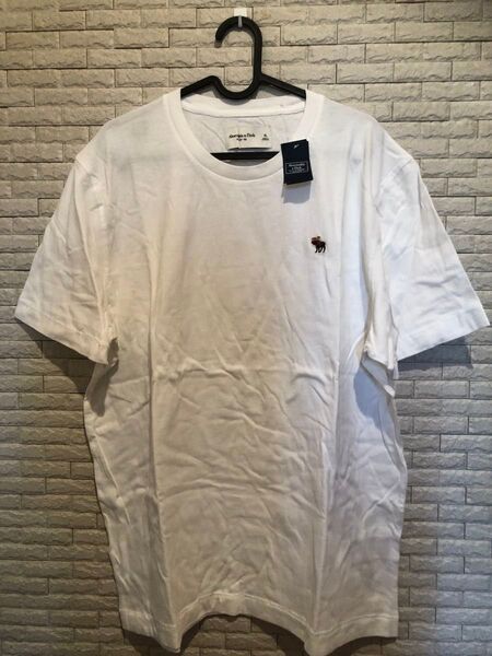 Abercrombie & Fitch Tシャツ XLサイズ ホワイト 新品未使用
