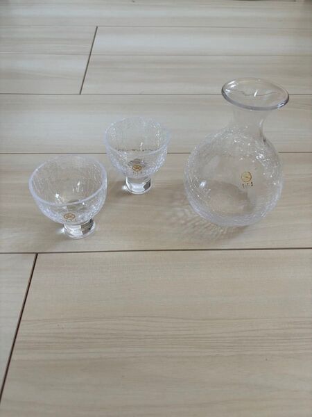 (45)たち吉 雪あかり 冷酒セット(とっくり&お猪口 3点)