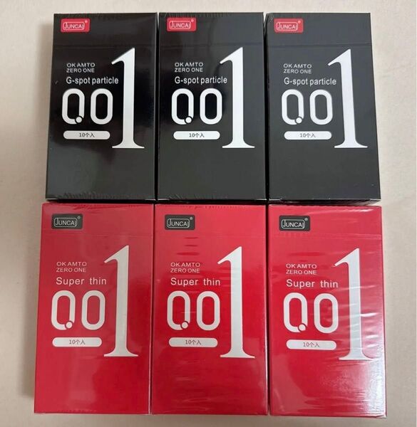 JUNCAI 0.01ミニ激薄コンドーム 10個入×6箱コンドーム薄さ0.01mm 60個セット避妊具
