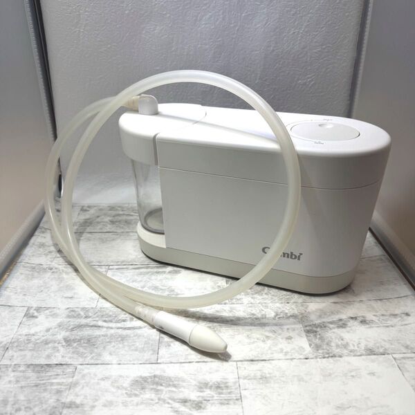 【消毒済】Combi コンビ 電動鼻吸い器 S-80 据置き型の電動鼻吸い器 ホワイト