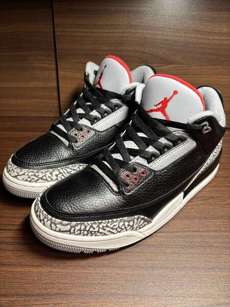 ナイキ エアジョーダン3 OG ブラックセメント 中古品 size28.5㎝