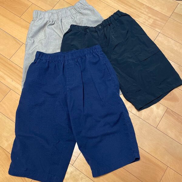 子供服 半ズボン 夏服 サイズ 150 160 着用感ややあり 西松屋 ユニクロ UNIQLO ハーフパンツ サラサラ