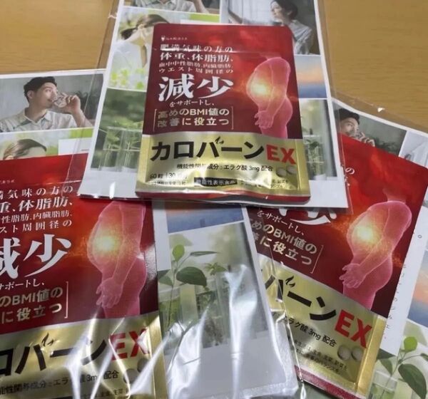 【3袋セット】新品 カロバーンEX 30日分 肥満気味 血中中性脂肪 内臓脂肪 エラグ酸