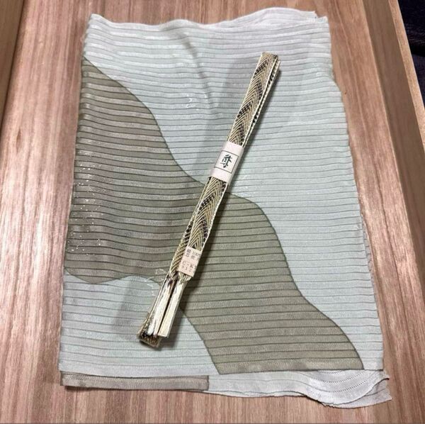 夏帯締めと夏帯揚げのセット 正絹 未使用 美品 正絹 夏物 夏用 絽