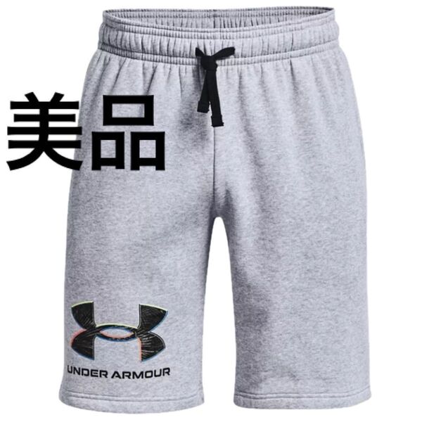 UNDER ARMOUR 美品アンダーアーマー UAライバルフリース ショーツ グラフィック Mサイズ