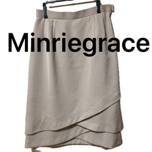 Minriegrace ミンリーグレース レディース スカート ベージュ フレアスカート アンテーク