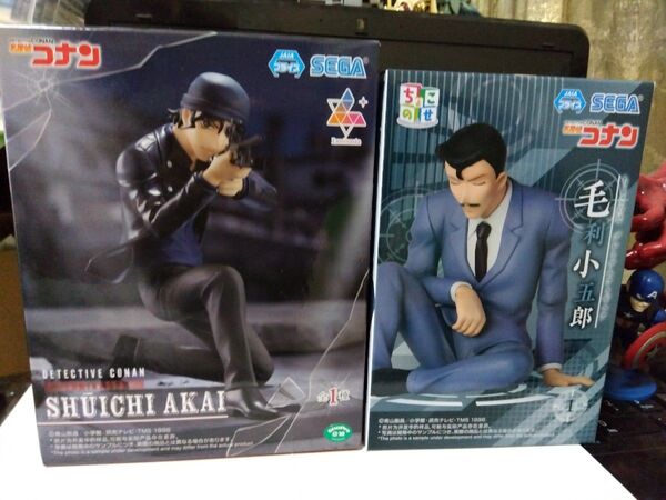 名探偵コナンちょこのせプレミアムフィギュア 毛利小五郎とakai shuichi