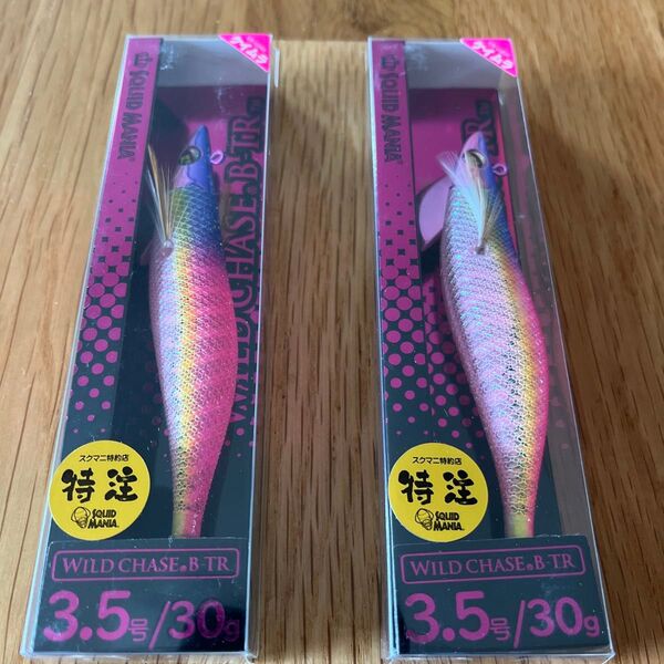 スクイッドマニア ワイルドチェイス B-TR 3.5号 バニーピーチ 2本セット