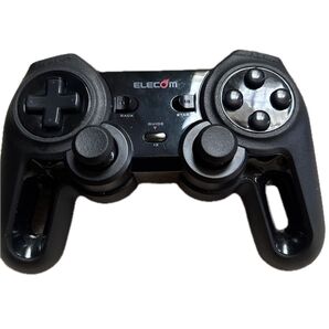 ELECOM ゲームパッド JC-U2912F ブラック(ジャンク品)