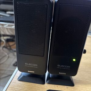 ELECOM USB type STEREO SOUND スピーカー 2個セット
