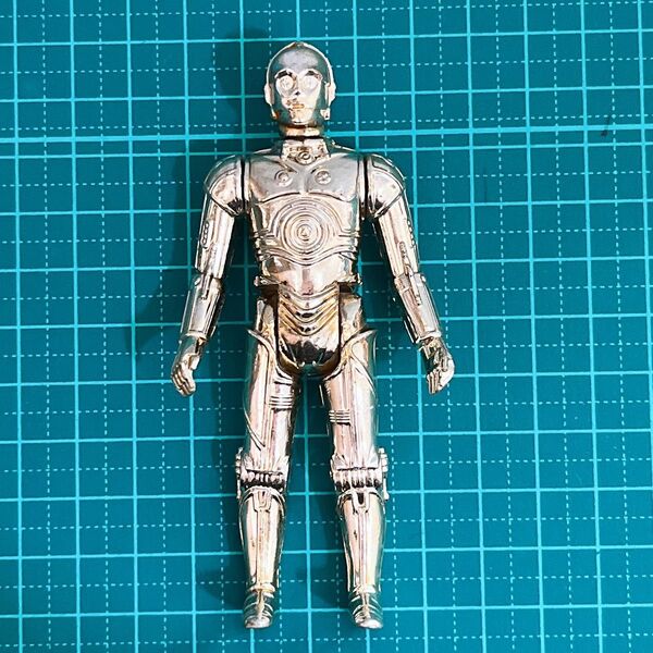 当時物 オールドケナー G.M.F.G.I.刻印 スターウォーズ C-3PO 可動式フィギュア 香港製 フィギュア