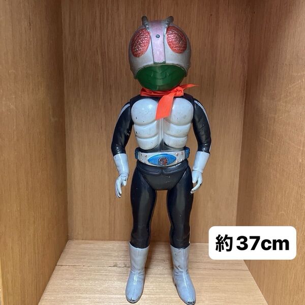 当時物 BANDAI 仮面ライダー キングサイズソフビ 約37cm 特撮 レトロ 石森プロ 旧バンダイ 昭和レトロ フィギュア
