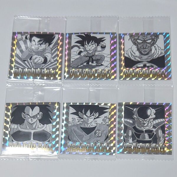 ドラゴンボール 40周年記念 オリジナルイラストレーション シール 6枚セット
