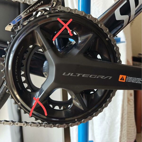 SHIMANO FC-R8100 172.5mm GIANT左右パワーメーター