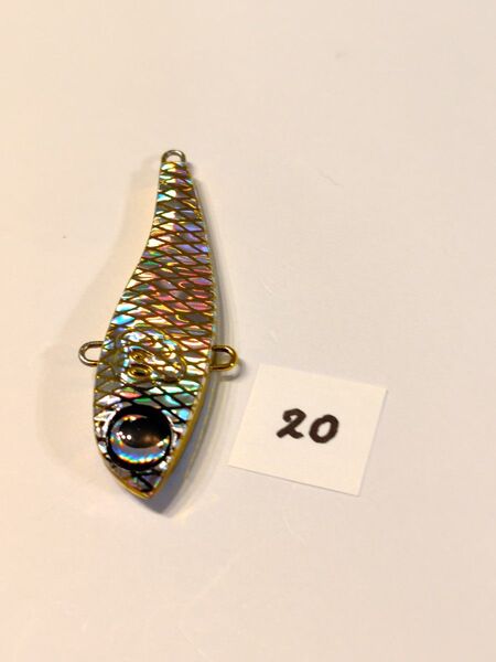 NO.20 金チャタ60☆ 蒸着金メッキ複合転写☆