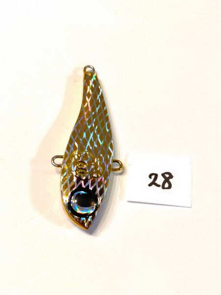 NO.28 金チャタ60☆ 蒸着金メッキ複合転写☆