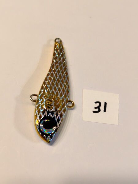 NO.31 金チャタ60☆ 蒸着金メッキ複合転写☆