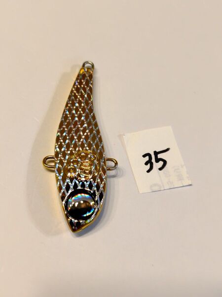 NO.35 金チャタ60☆ 蒸着金メッキ複合転写☆