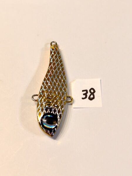 NO.38 金チャタ60☆ 蒸着金メッキ複合転写☆