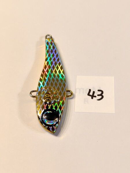 NO.43 金チャタ60☆ 蒸着金メッキ複合転写☆