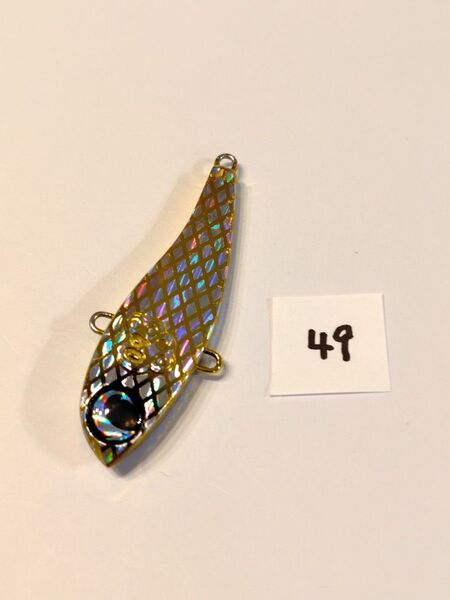 NO.49 金チャタ60☆ 蒸着金メッキ複合転写☆