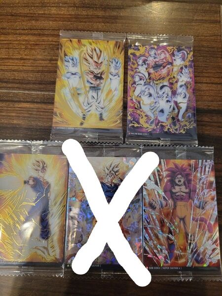 イタジャガ ドラゴンボール vol.6 SSR 6-25 孫悟空 超サイヤ人 sec他4枚セット