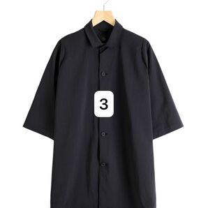 TEATORA 25SS CARTRIDGE SHIRT S/S HOVERLAYER 3 半袖 ブラック シャツ テアトラ