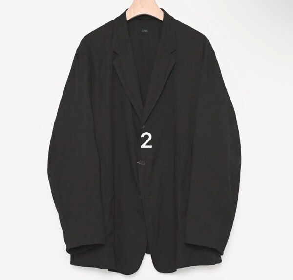 COMOLI 25SS KHADI コットンジャケット コモリ 2 ブラック