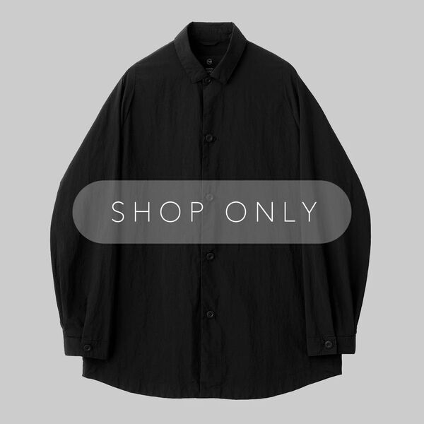 新品未使用 TEATORA 25SS PACKABLE CARTRIDGE SHIRT - P #BLACK