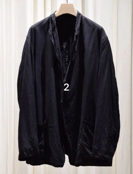 最終価格 COMOLI 25SS シルク製品染め ジャケット サイズ2