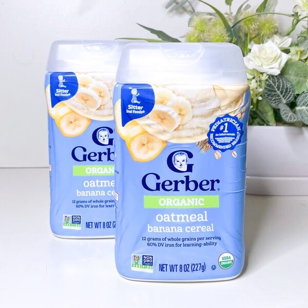 【リニューアル品】 Gerber ガーバー organic オーガニック オートミール 2箱