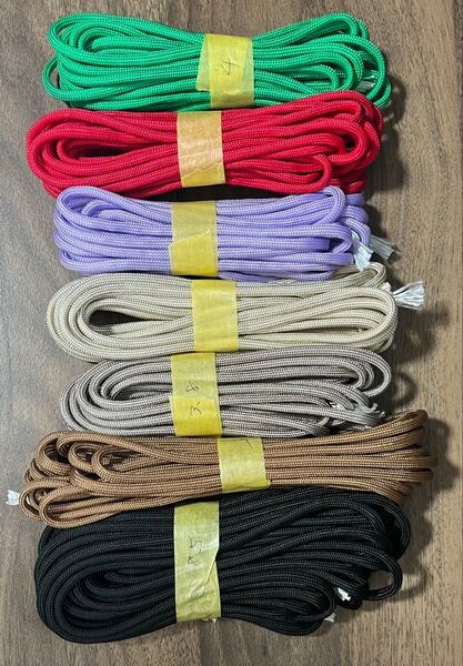 パラコード 4mm7芯 アソート 7色 新品未使用