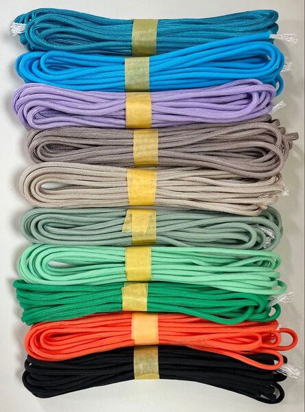 パラコード 4mm7芯 10色セット各6m 新品未使用