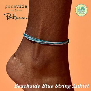 RonHerman取扱 ★ベッカム愛用の Pura Vida アンクレット★日本