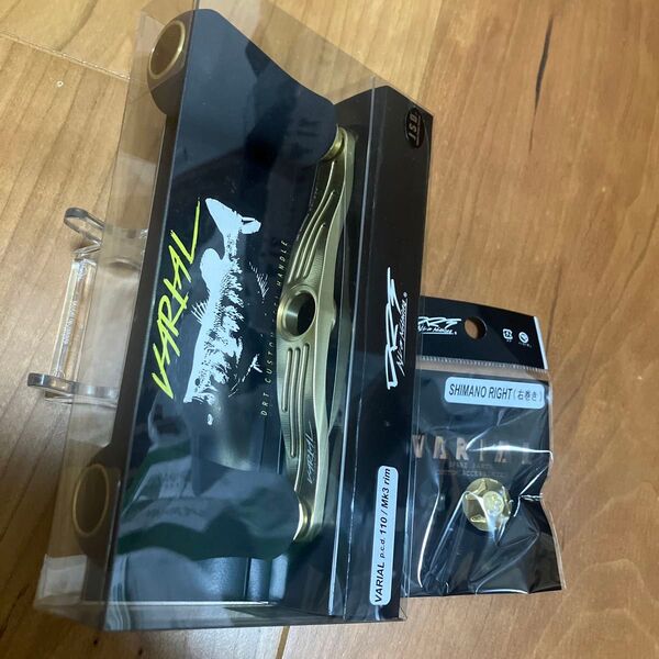 バリアルハンドル110 GOLD VARIAL110 キープキャスト2025限定 Mk3 rim ナット付き DRT ディビジョン