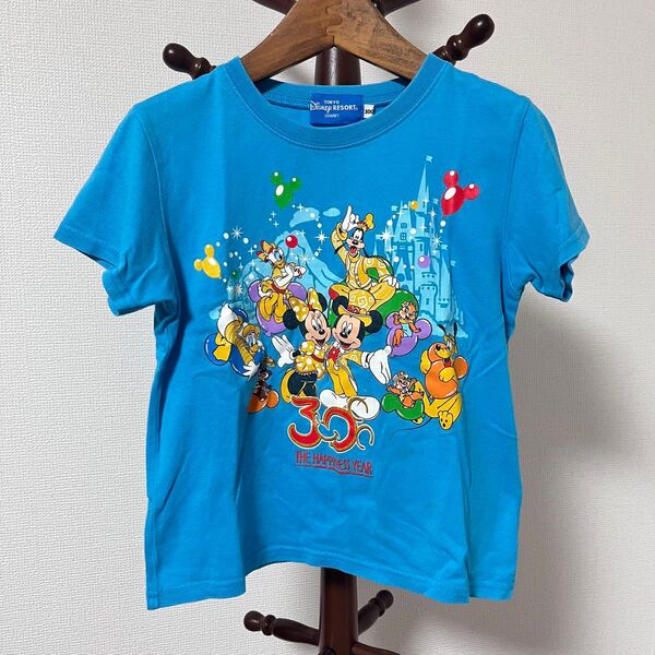 【公式】東京ディズニーリゾート 30周年Tシャツ キッズ100cm
