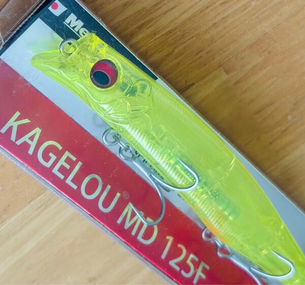 新品 Megabass メガバス KAGELOU カゲロウ MD 125F GP YELLOW VENUS GPイエローヴィーナス